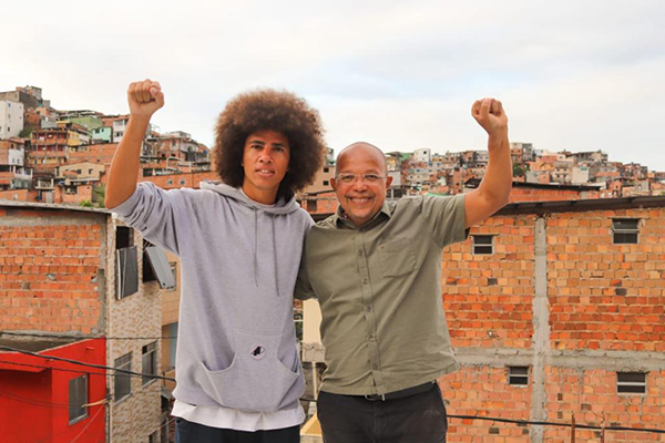 Os vereadores Suíca e Renato Freitas