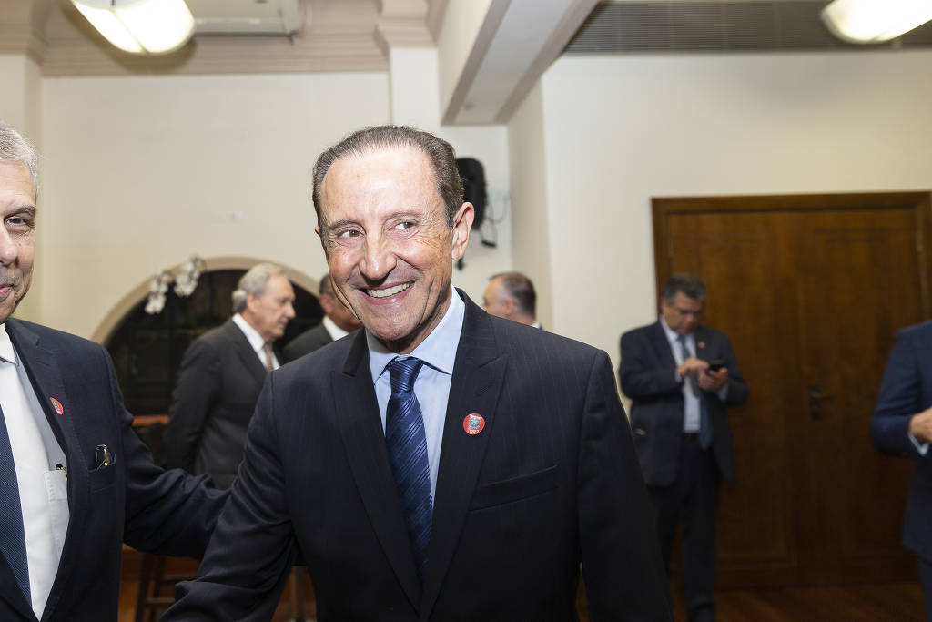 Paulo Skaf, ex-presidente da Fiesp, durante evento na Sala São Paulo