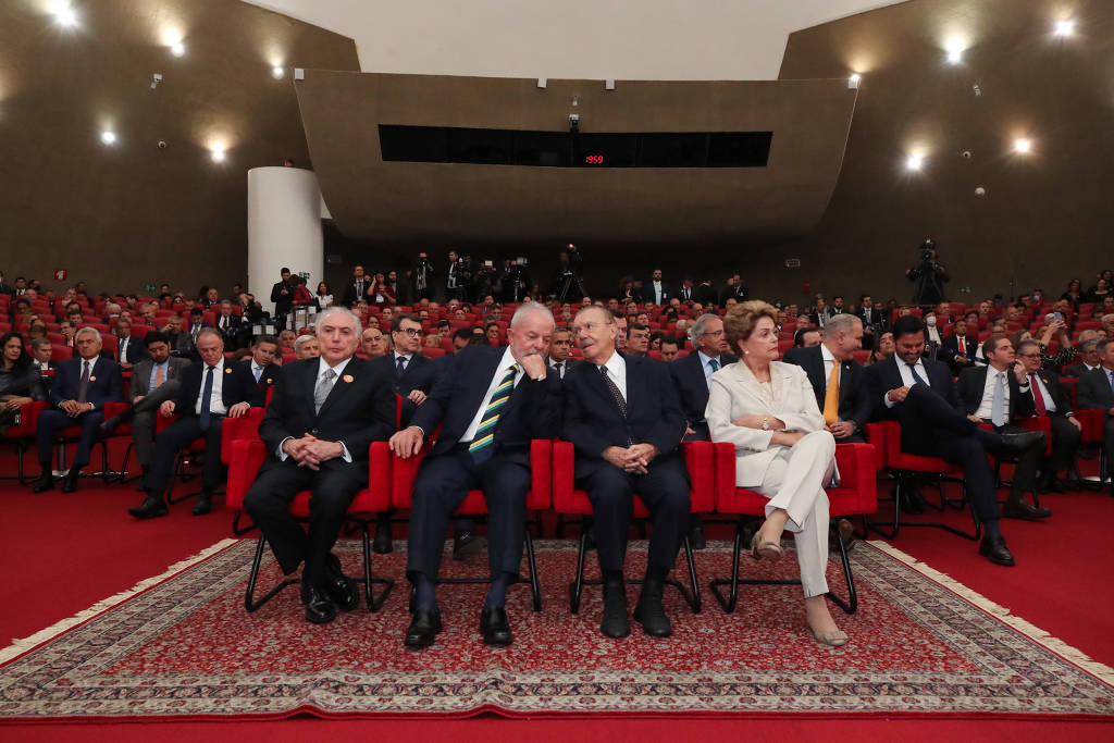 Michel Temer, Lula, José Sarney e Dilma Rousseff