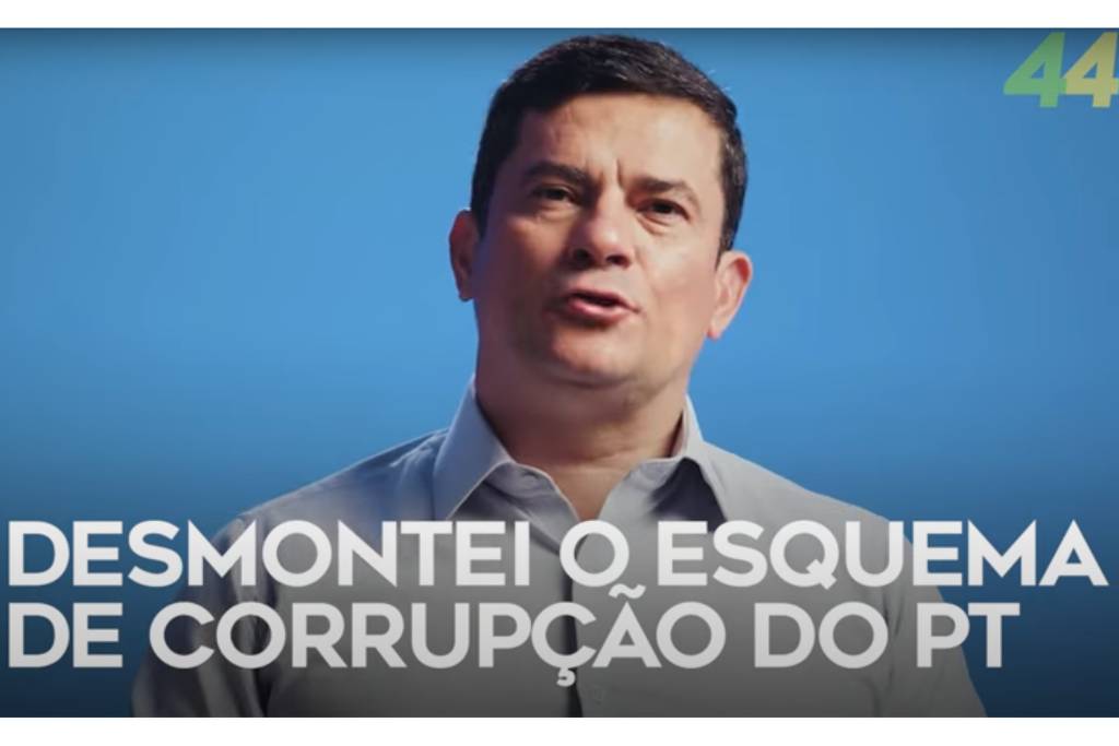 Vídeo de campanha de Sergio Moro, com críticas a Lula