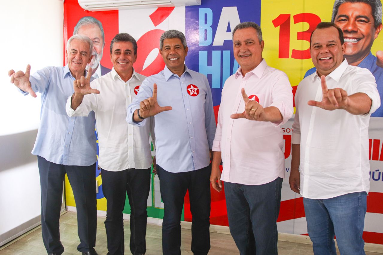 Gestores vieram participar de gravações para campanha do candidato a governador da Bahia