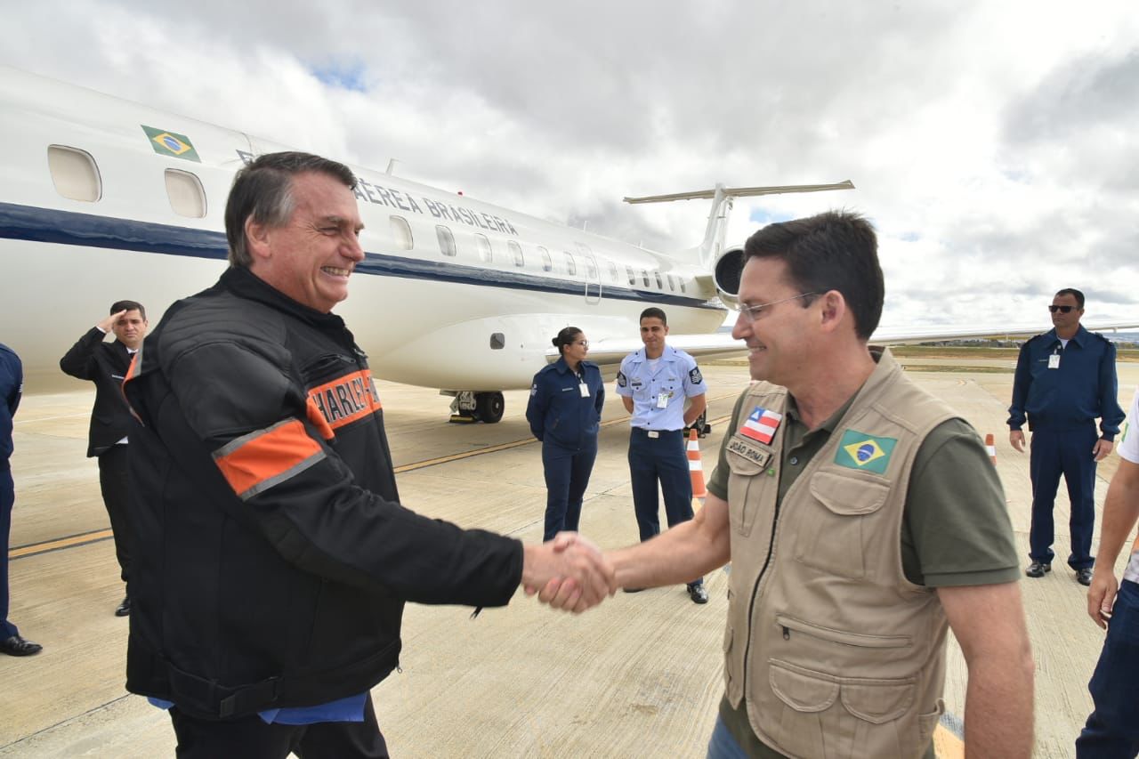 Jair Bolsonaro e João Roma Jair Bolsonaro e João Roma