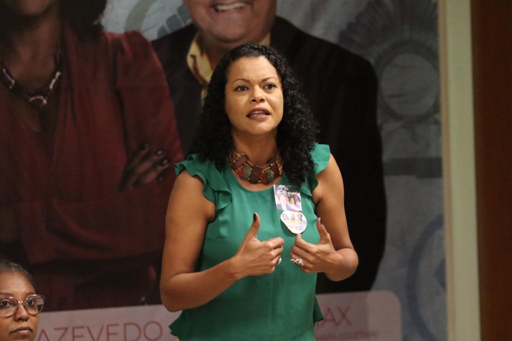 Tâmara foi a primeira postulante ao Senado a participar da série de rodadas de entrevistas deste Política Livre com os nomes lançados para a disputa eleitoral Tâmara foi a primeira postulante ao Senado a participar da série de rodadas de entrevistas deste Política Livre com os nomes lançados para a disputa eleitoral