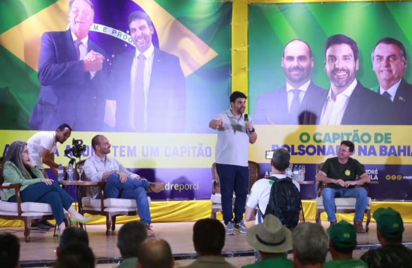 Em seu discurso, o ex-secretário do governo Bolsonaro prometeu “mudar a Bahia e garantir os valores e princípios sagrados da população"
