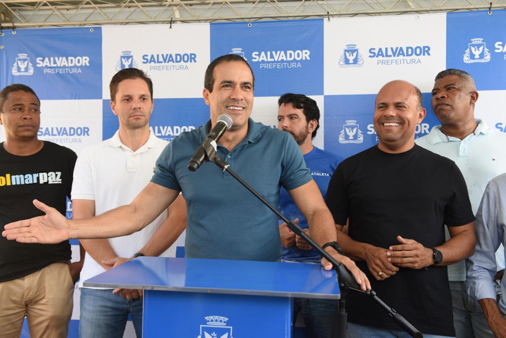 O prefeito Bruno Reis (União Brasil)