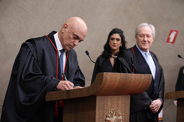 Posse do ministro Alexandre de Moraes como presidente do TSE (Tribunal Superior Eleitoral) Posse do ministro Alexandre de Moraes como presidente do TSE (Tribunal Superior Eleitoral)