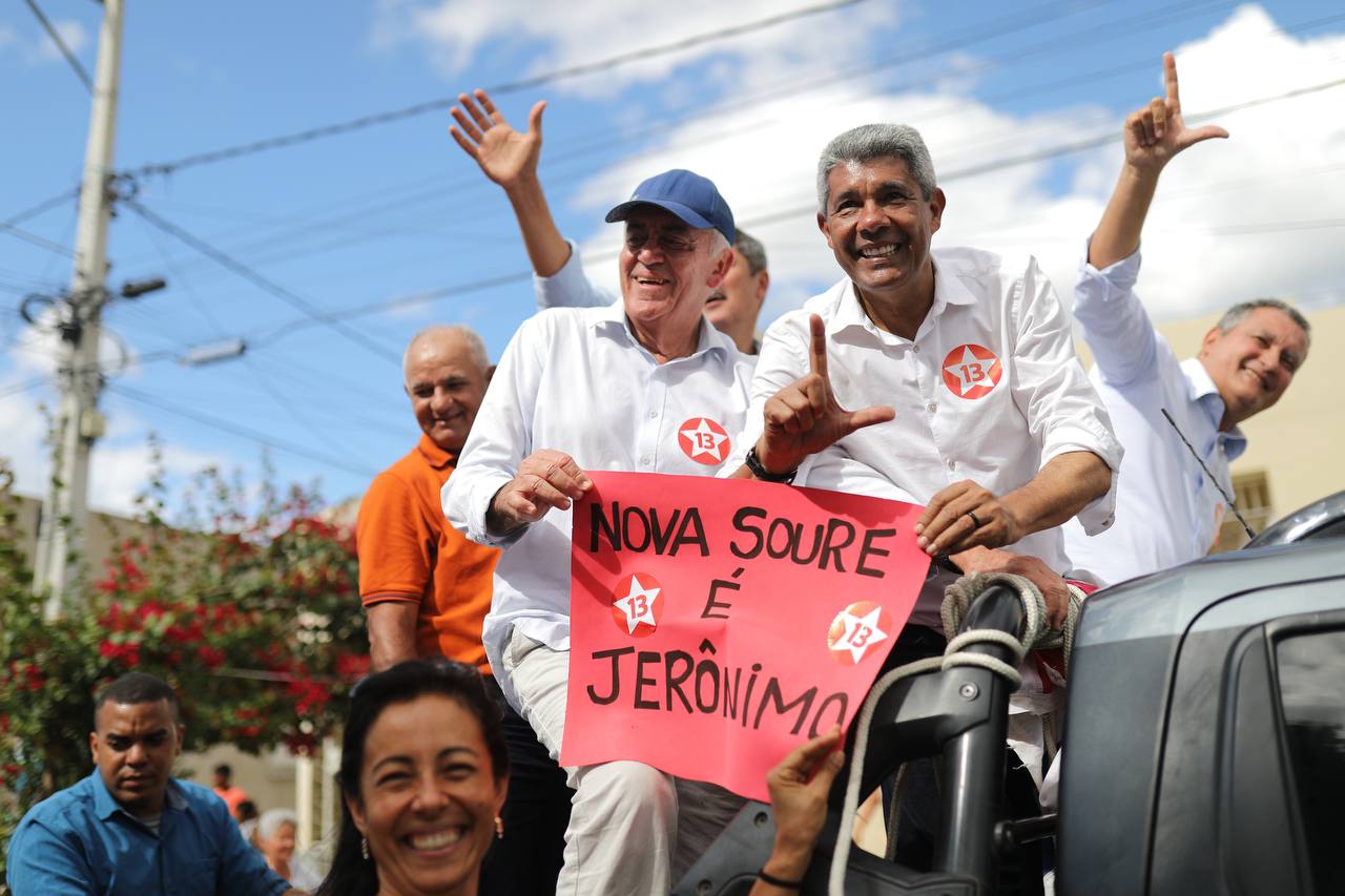 Jerônimo Rodrigues teve o apoio de Wagner e Rui para se eleger Jerônimo Rodrigues teve o apoio de Wagner e Rui para se eleger