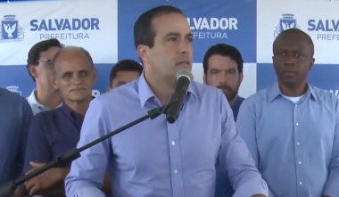 O prefeito Bruno Reis (União Brasil) O prefeito Bruno Reis (União Brasil)