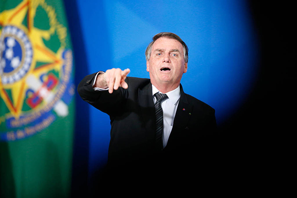 O presidente Jair Bolsonaro