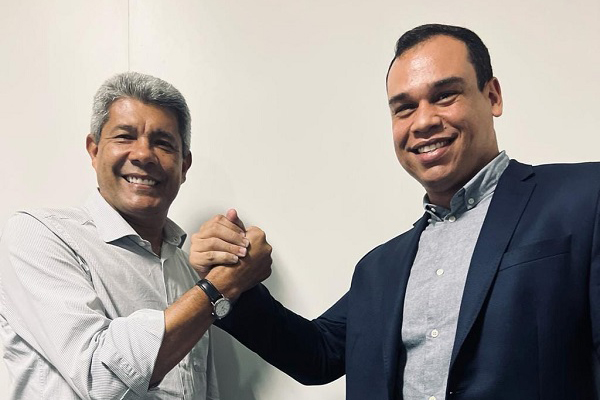 Jerônimo Rodrigues e o prefeito de Coração de Maria, Kley Lima