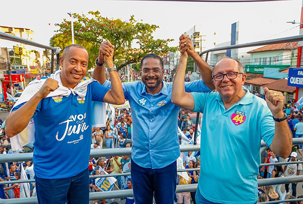 Jurailton Santos, Márcio Marinho e José de Arimateia