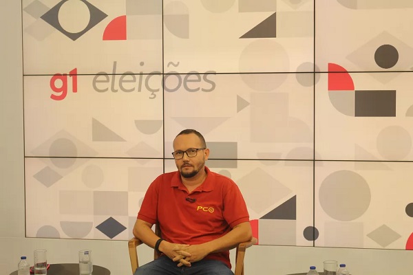 O candidato pelo PCO ao Governo da Bahia Marcelo Millet