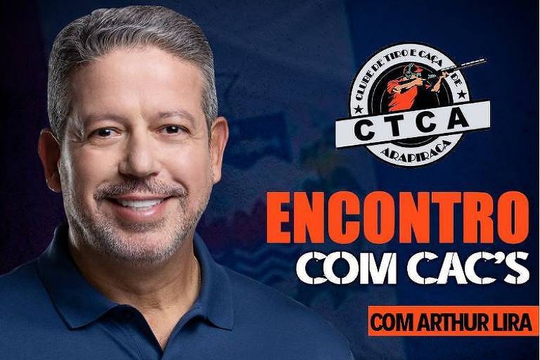 Propaganda do deputado federal Arthur Lira