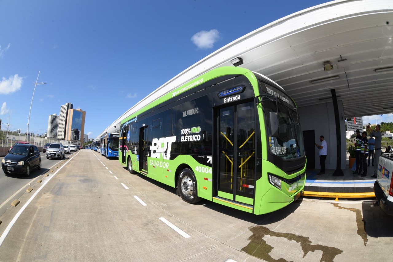 Início da operação teste do BRT Salvador Início da operação teste do BRT Salvador