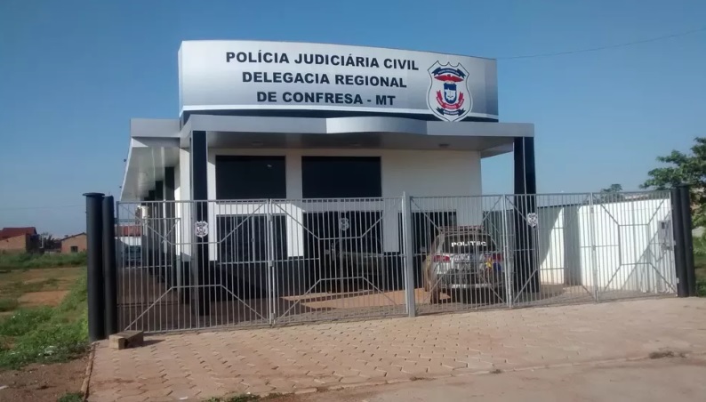 Delegacia de polícia em Confresa