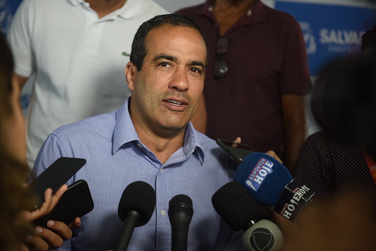 O prefeito Bruno Reis (União Brasil)