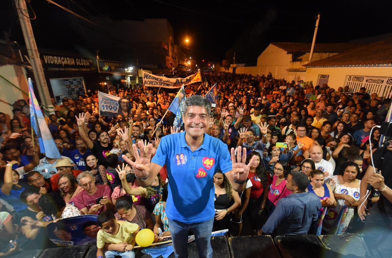 Candidato a governador conseguiu apoio de prefeito Fábio Lago Sul (PP) e de ex-prefeito Rochinha (PSB)