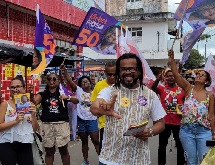Candidato a governador da Bahia, Kleber Rosa (PSOL)