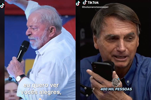 Lula e Jair Bolsonaro