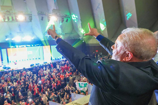 Presidente eleito Luiz Inácio Lula da Silva (PT)