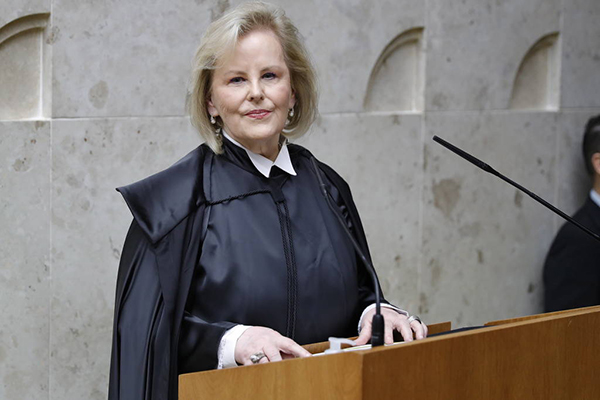 A presidente do STF (Supremo Tribunal Federal), ministra Rosa Weber