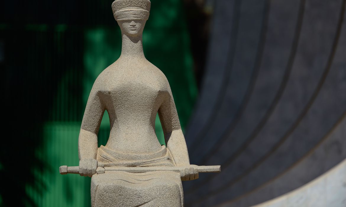 Estátua da Justiça diante do STF Estátua da Justiça diante do STF