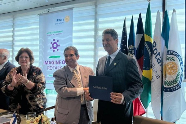 Advogado Vivaldo Amaral recebeu o título “Companheiro Paul Harris”