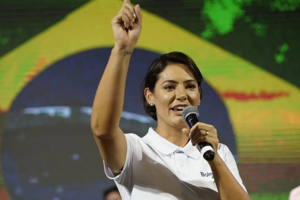 Ex-primeira-dama Michelle Bolsonaro 