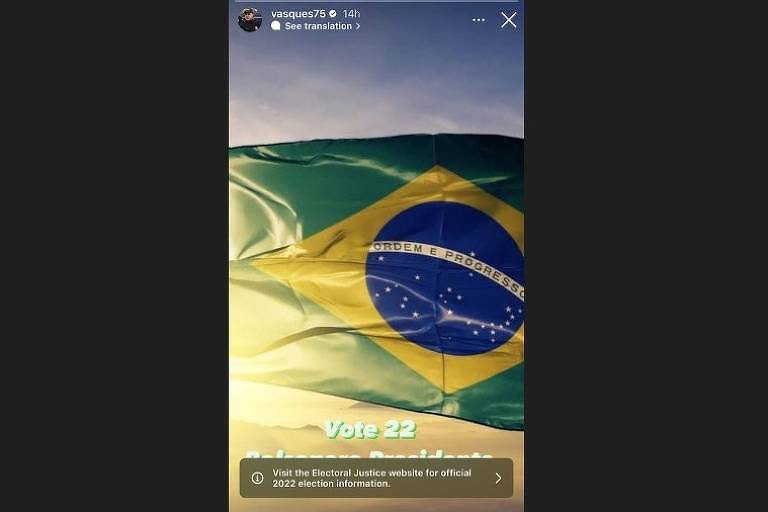 Diretor-geral da PRF usa redes sociais para pedir voto para o presidente Jair Bolsonaro