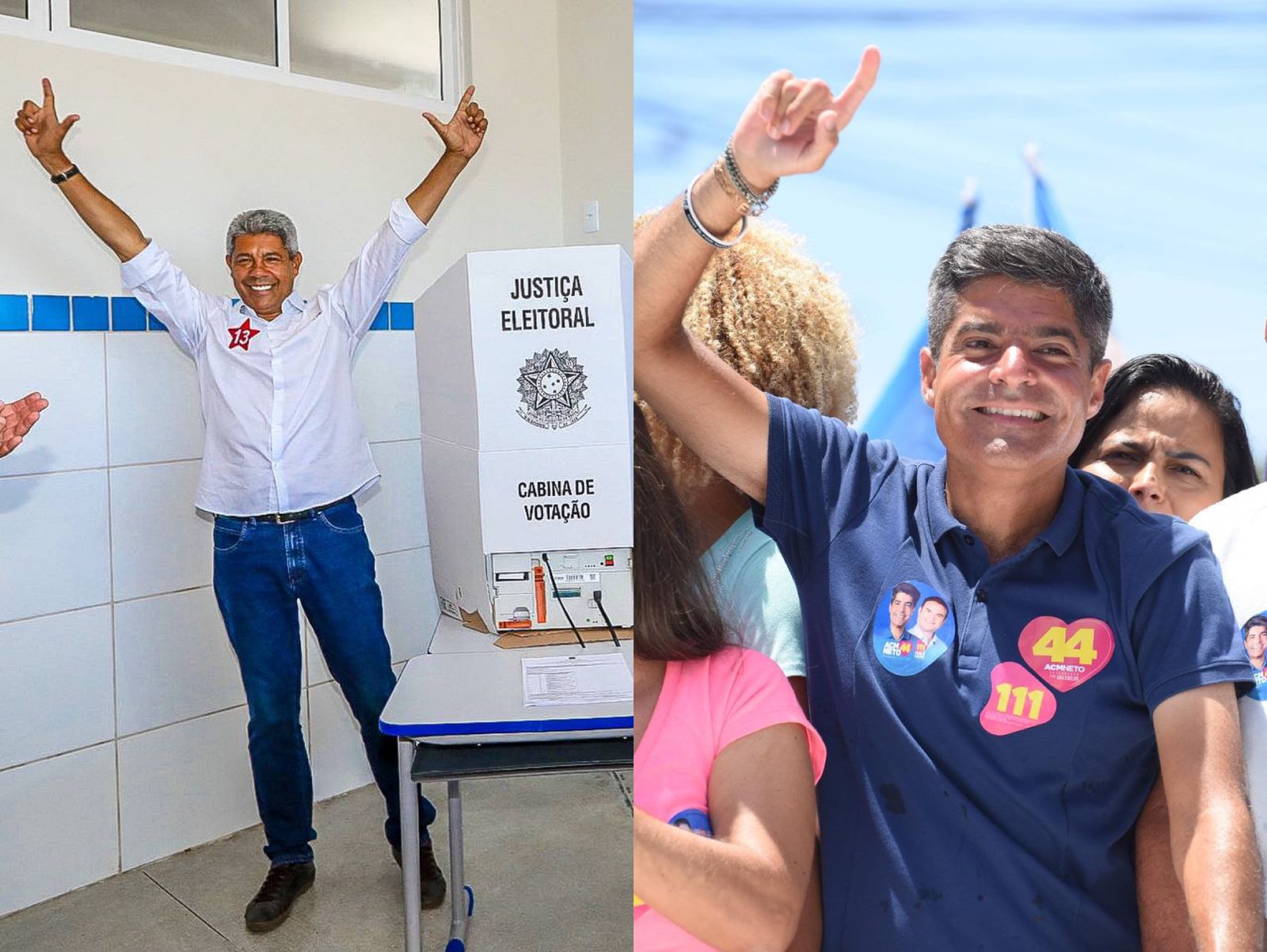 O candidato do PT enfrenta segundo turno com o postulante do União Brasil, ACM Neto