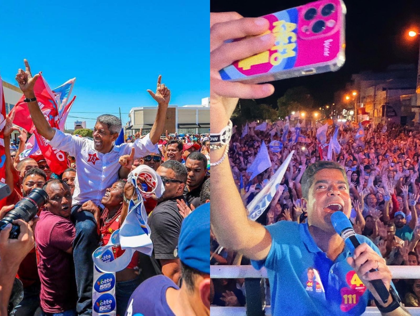 A consulta mostra que Jerônimo aparece com 51,9% e ACM Neto com 48,1%, considerando apenas os votos válidos