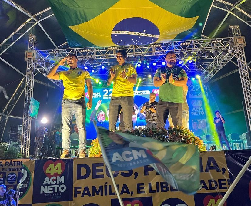 Capitão Alden, Diego Castro e Leandro de Jesus 