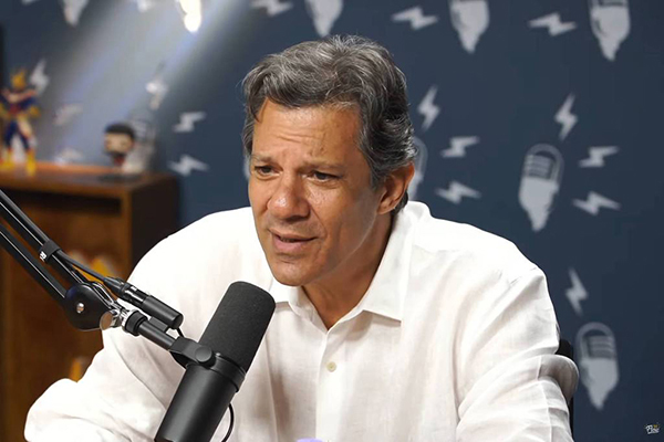 O candidato ao Governo de SP Fernando Haddad (PT)