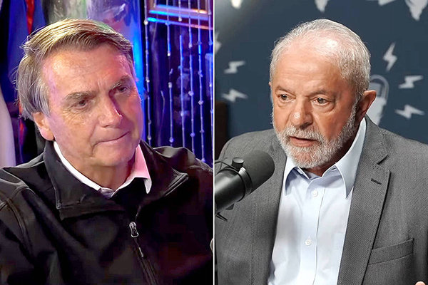 Jair Bolsonaro e Lula Jair Bolsonaro e Lula