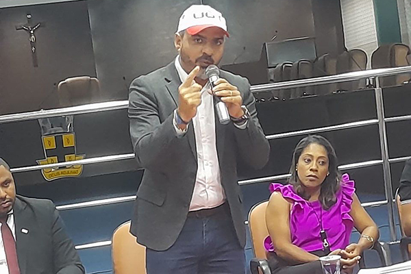 O presidente da (UGT-BA), Marcelo Carvalho