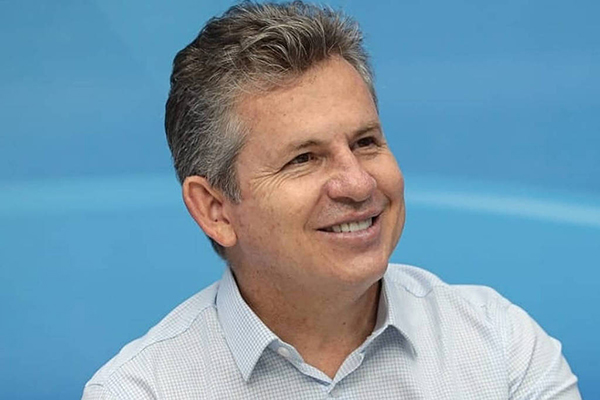 O governador do Mato Grosso, Mauro Mendes (União)