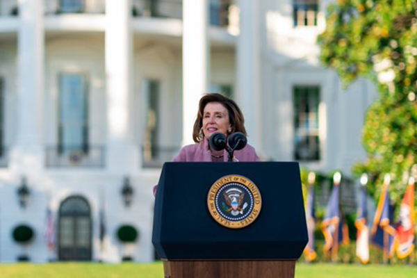 A presidente da Câmara dos EUA, Nancy Pelosi