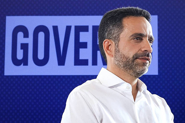 O governador de Alagoas, Paulo Dantas (MDB)