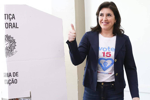 A senadora Simone Tebet (MDB-MS)