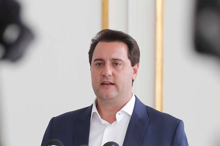 O governador do Paraná, Ratinho Júnior (PSD), que foi reeleito em outubro para um segundo mandato