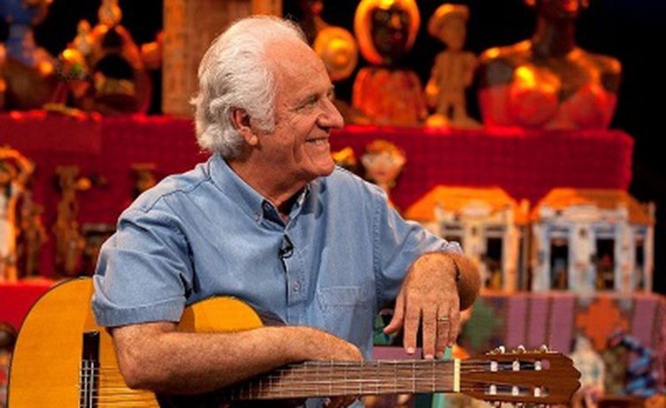 O ator, cantor, compositor e apresentador da TV Cultura, Rolando Boldrin