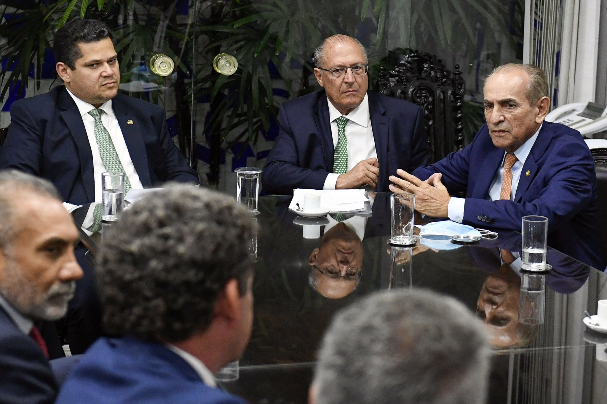 Davi Alcolumbre e Geraldo Alckmin