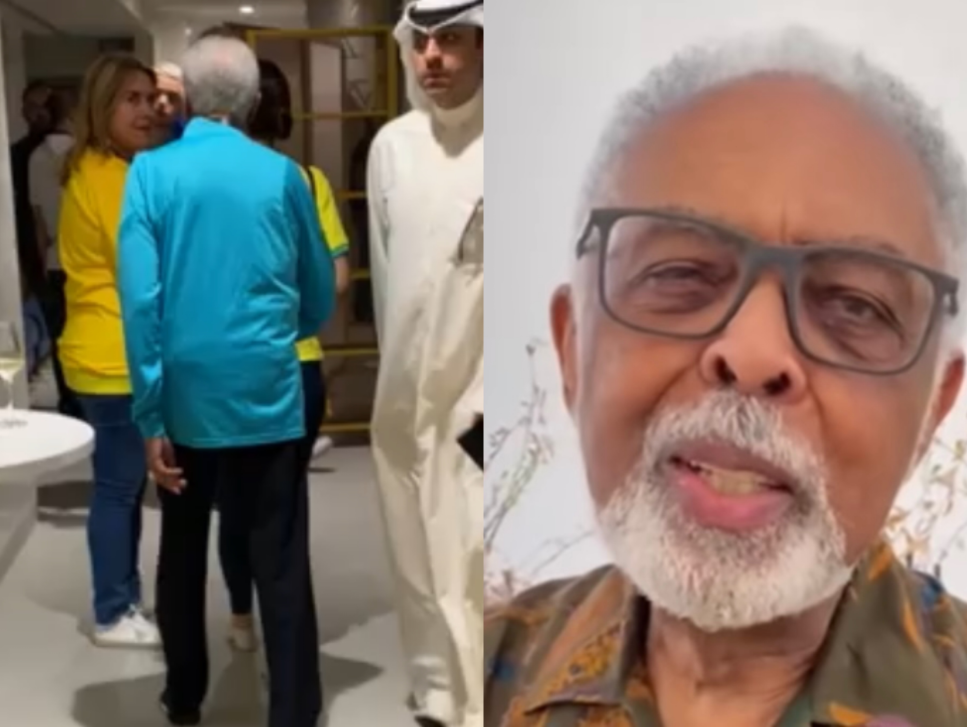 Vamo, Lei Rouanet", gritou um dos apoiadores do presidente Jair Bolsonaro, presente na partida entre Brasil e Sérvia 