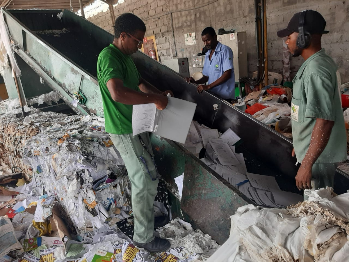 Cerca de 17 mil processos foram eliminados visando à reciclagem da massa de papel