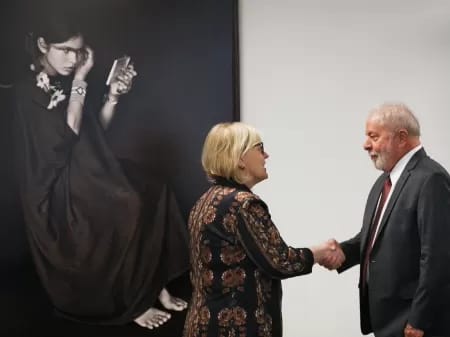 A presidente do STF, ministra Rosa Weber, recebe opresidente eleitos Luiz Inácio Lula da Silva (PT) no tribunal
