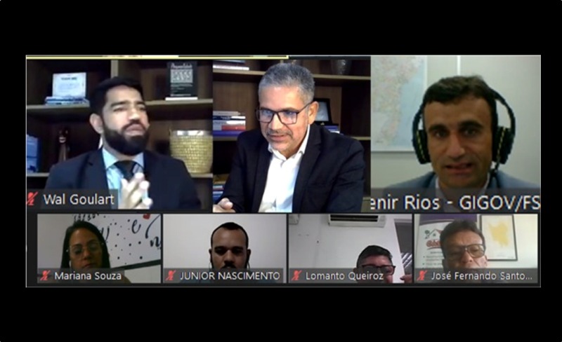 A edição virtual do UPB Debate foi realizada pela União dos Municípios da Bahia (UPB) na tarde desta quarta-feira (9)