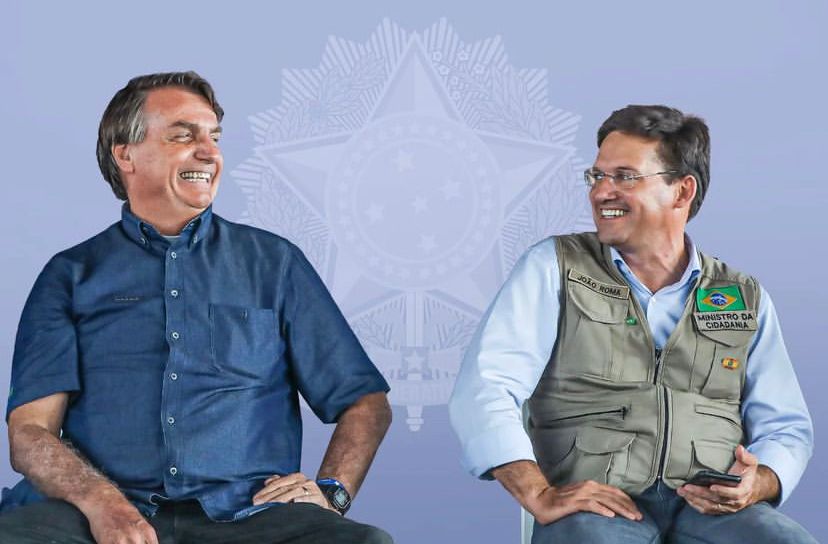 Jair Bolsonaro e João Roma Jair Bolsonaro e João Roma