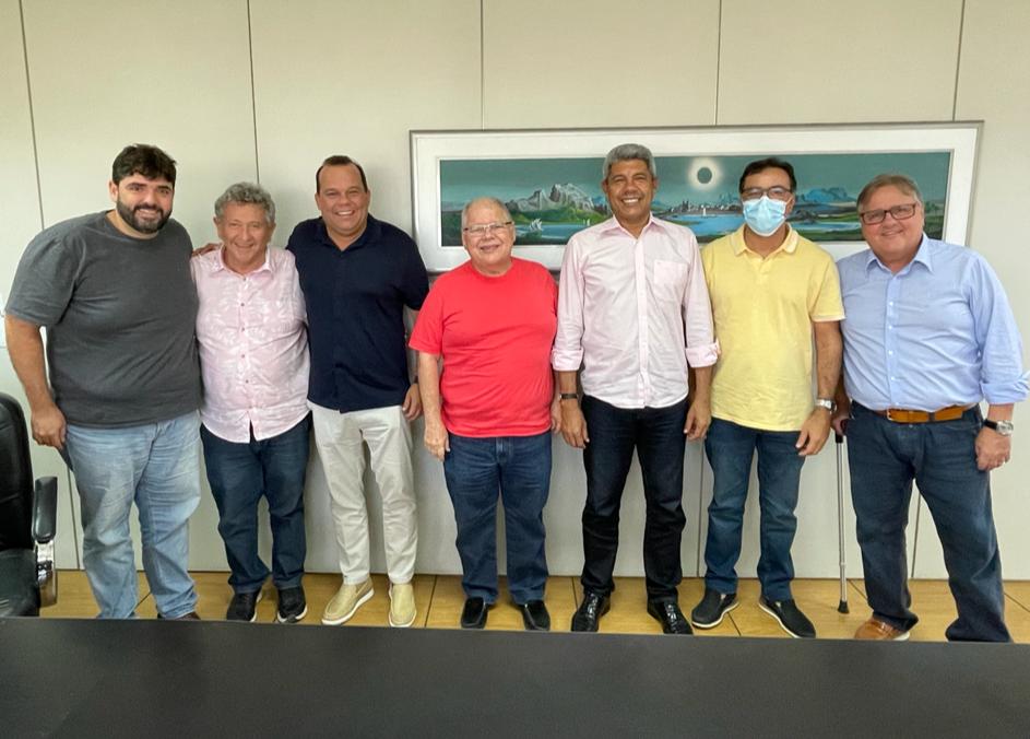 Jerônimo e equipe de transição se encontram com irmãos Vieira Lima e Alex Futura e tratam de espaço do MDB Jerônimo e equipe de transição se encontram com irmãos Vieira Lima e Alex Futura e tratam de espaço do MDB