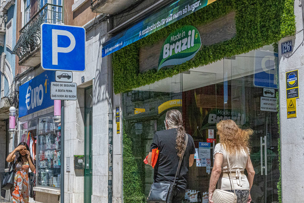 Loja de produtos brasileiros no bairro de Arroios, em Lisboa Loja de produtos brasileiros no bairro de Arroios, em Lisboa