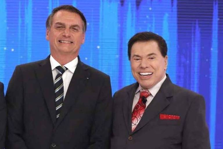 Bolsonaro já esteve nas gravações do programa Silvio Santos 